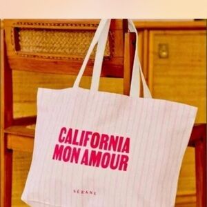 Sézane California Mon Amour Tote Bag